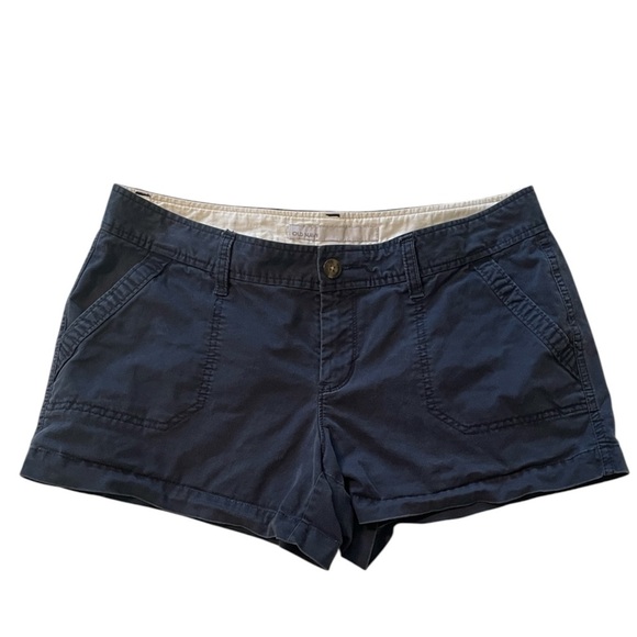 Old Navy Navy Blue Women's Navy Shorts Size 10 EUC Pockets Front and Back - Picture 1 of 6
